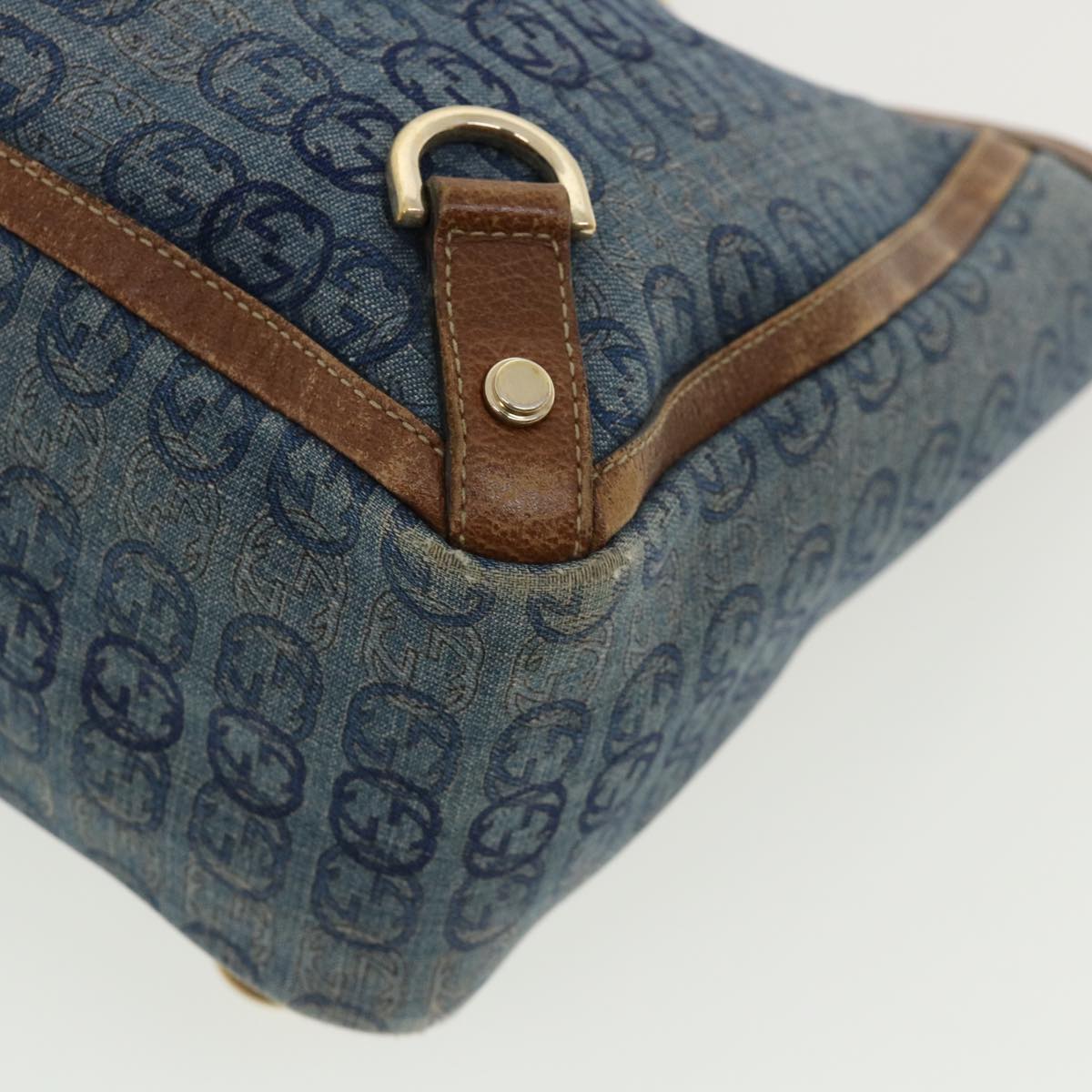 GUCCI Interlocking Tote Bag Blue th2955