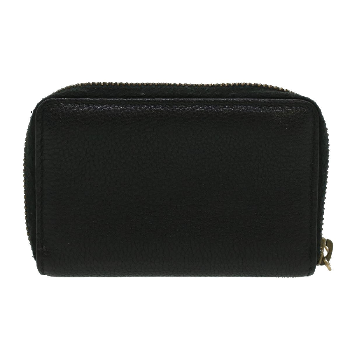 GUCCI Coin Purse Leather Black th3120