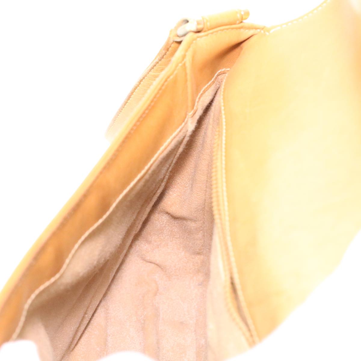 GUCCI Micro GG Canvas Shoulder Bag Beige th3237