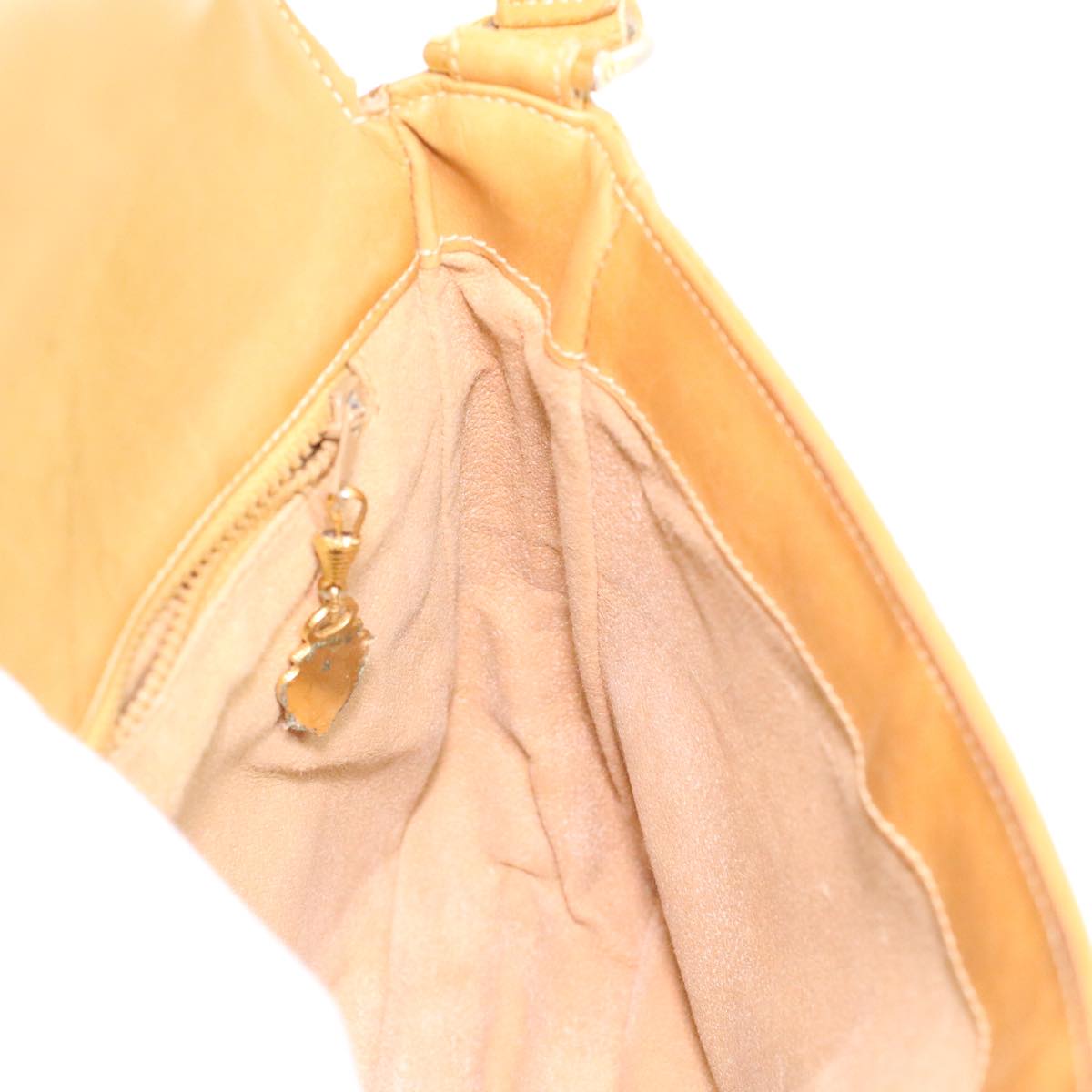 GUCCI Micro GG Canvas Shoulder Bag Beige th3237