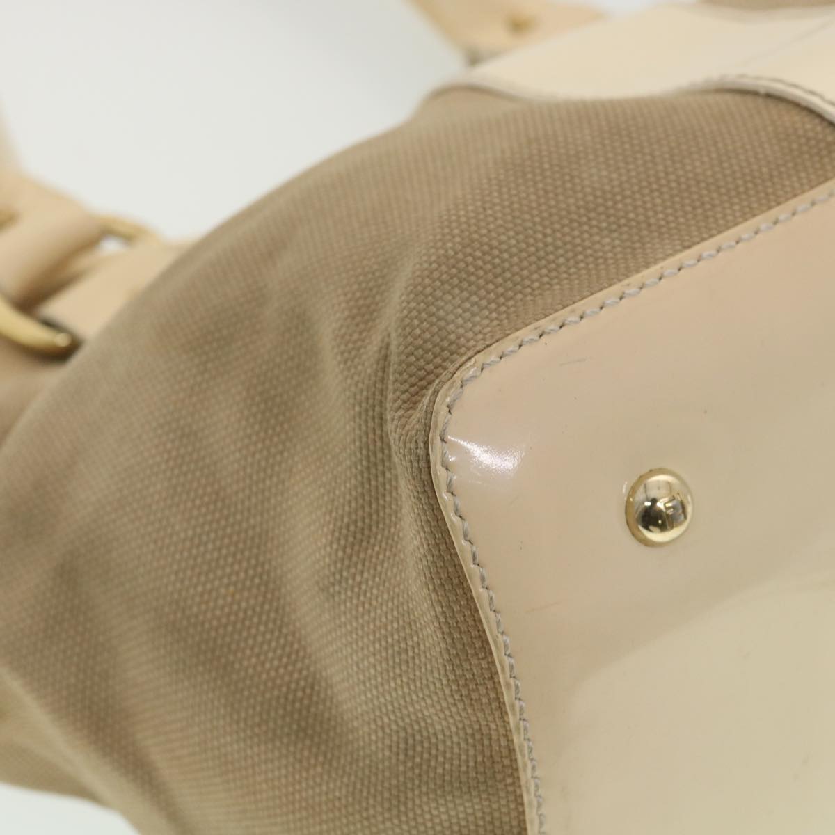 FENDI Shoulder Bag Canvas Beige 2435-8BH121-LAX-048 th3390