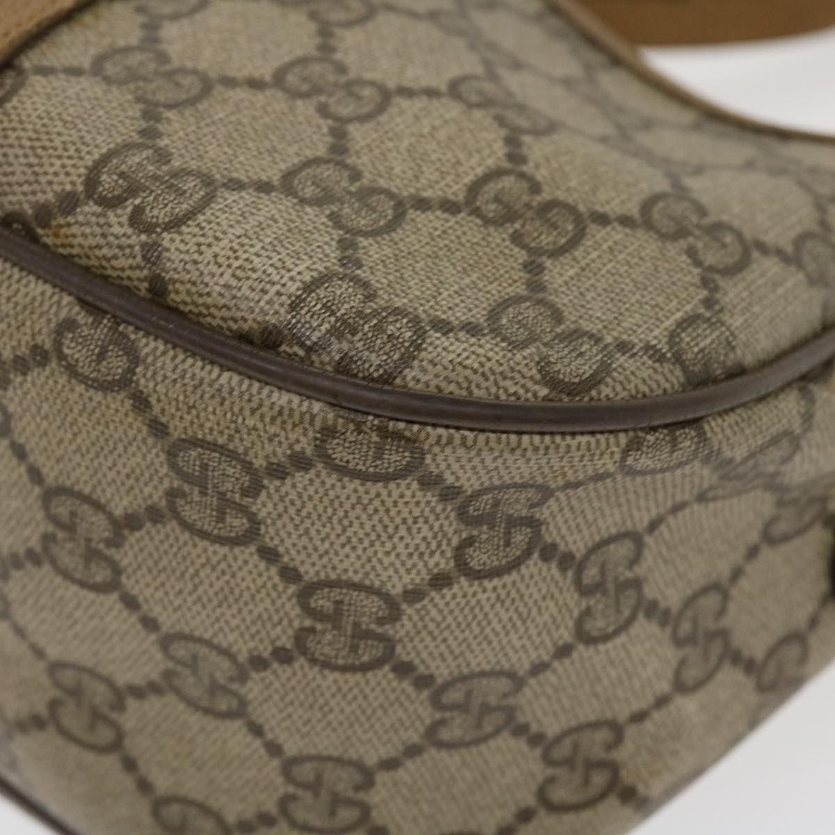 GUCCI GG Canvas Web Sherry Line Shoulder Bag Beige Red Green 8902032 th3418