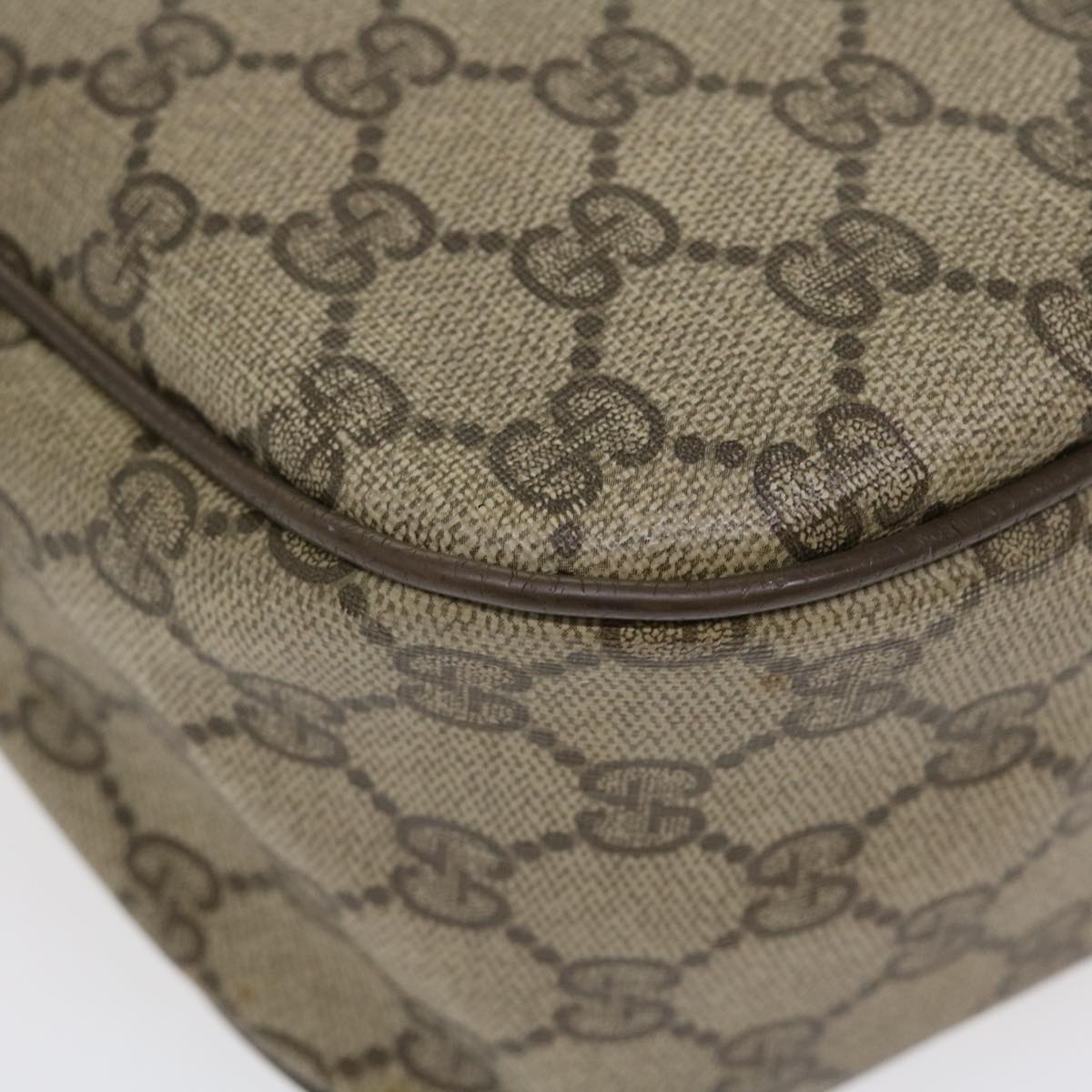 GUCCI GG Canvas Web Sherry Line Shoulder Bag Beige Red Green 8902032 th3418