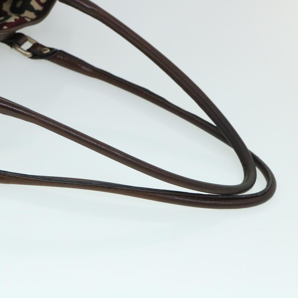 GUCCI GG Canvas Guccissima Shoulder Bag Brown 197953 th4020