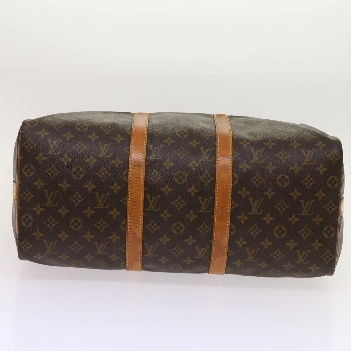 LOUIS VUITTON Monogram Keepall Bandouliere 50 Boston Bag M41416 LV th4386