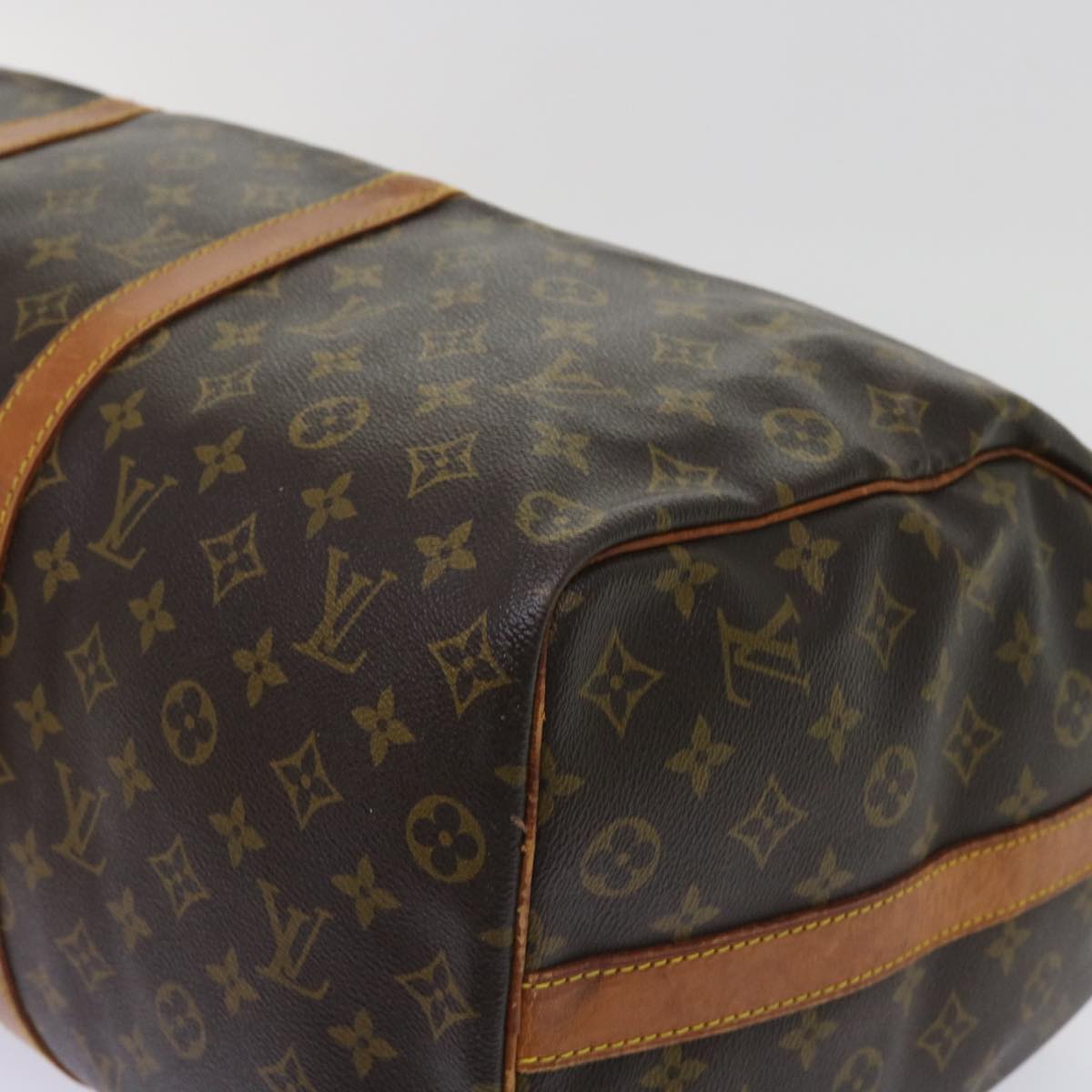 LOUIS VUITTON Monogram Keepall Bandouliere 50 Boston Bag M41416 LV th4386