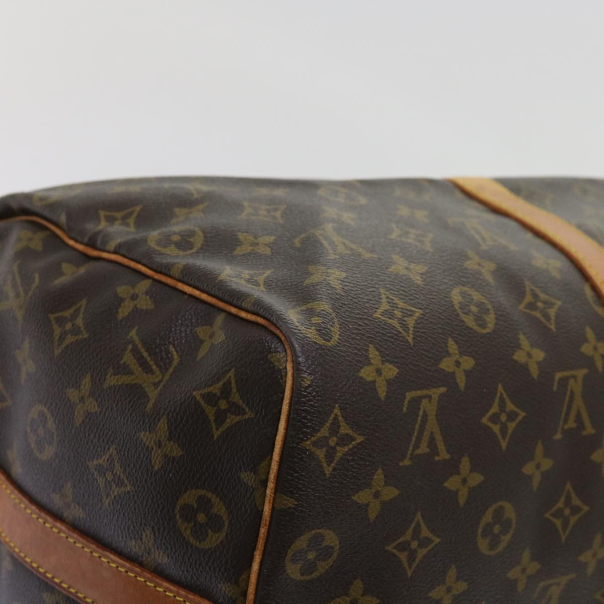 LOUIS VUITTON Monogram Keepall Bandouliere 50 Boston Bag M41416 LV th4386