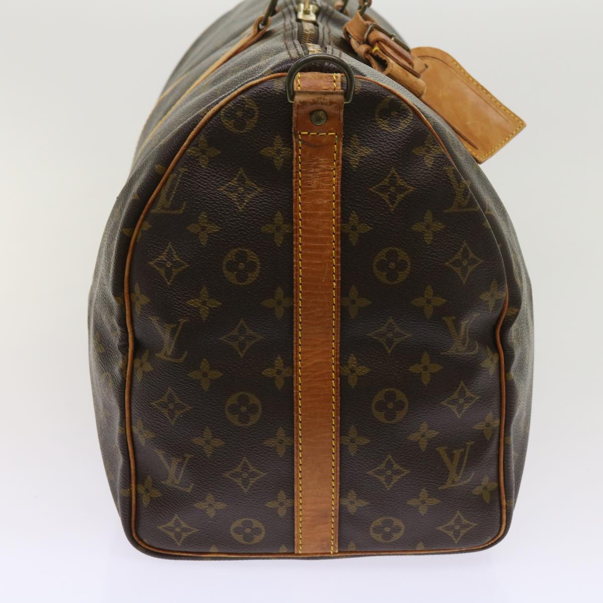 LOUIS VUITTON Monogram Keepall Bandouliere 50 Boston Bag M41416 LV th4386