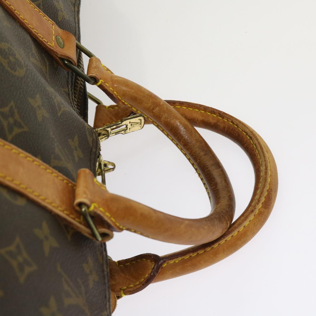 LOUIS VUITTON Monogram Keepall Bandouliere 50 Boston Bag M41416 LV th4386