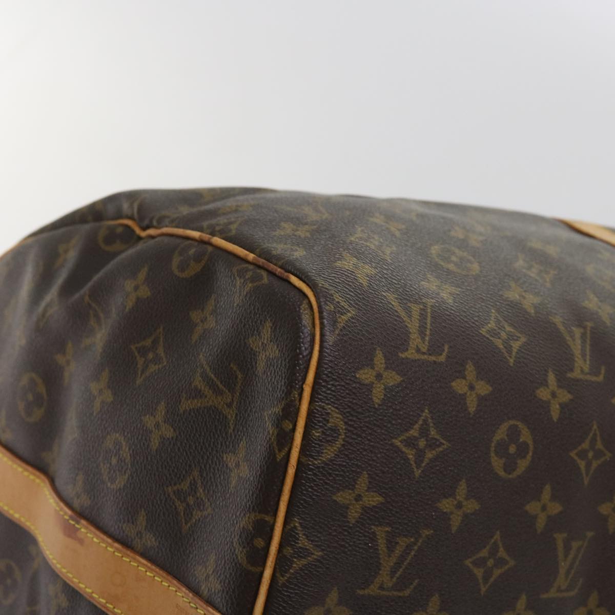 LOUIS VUITTON Monogram Keepall Bandouliere 55 Boston Bag M41414 LV th4391