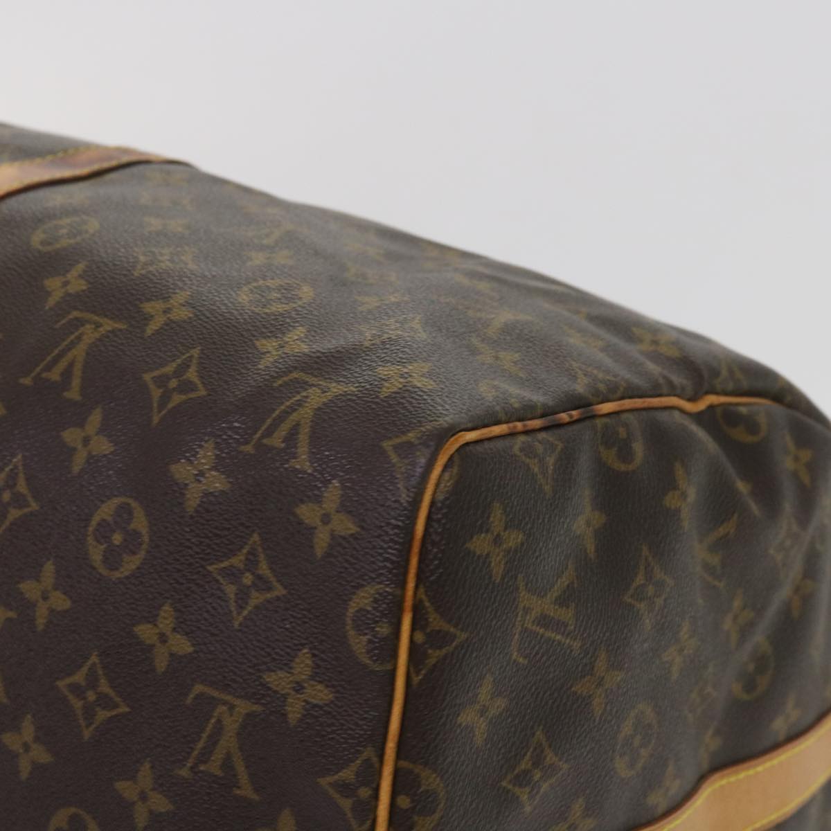 LOUIS VUITTON Monogram Keepall Bandouliere 55 Boston Bag M41414 LV th4391