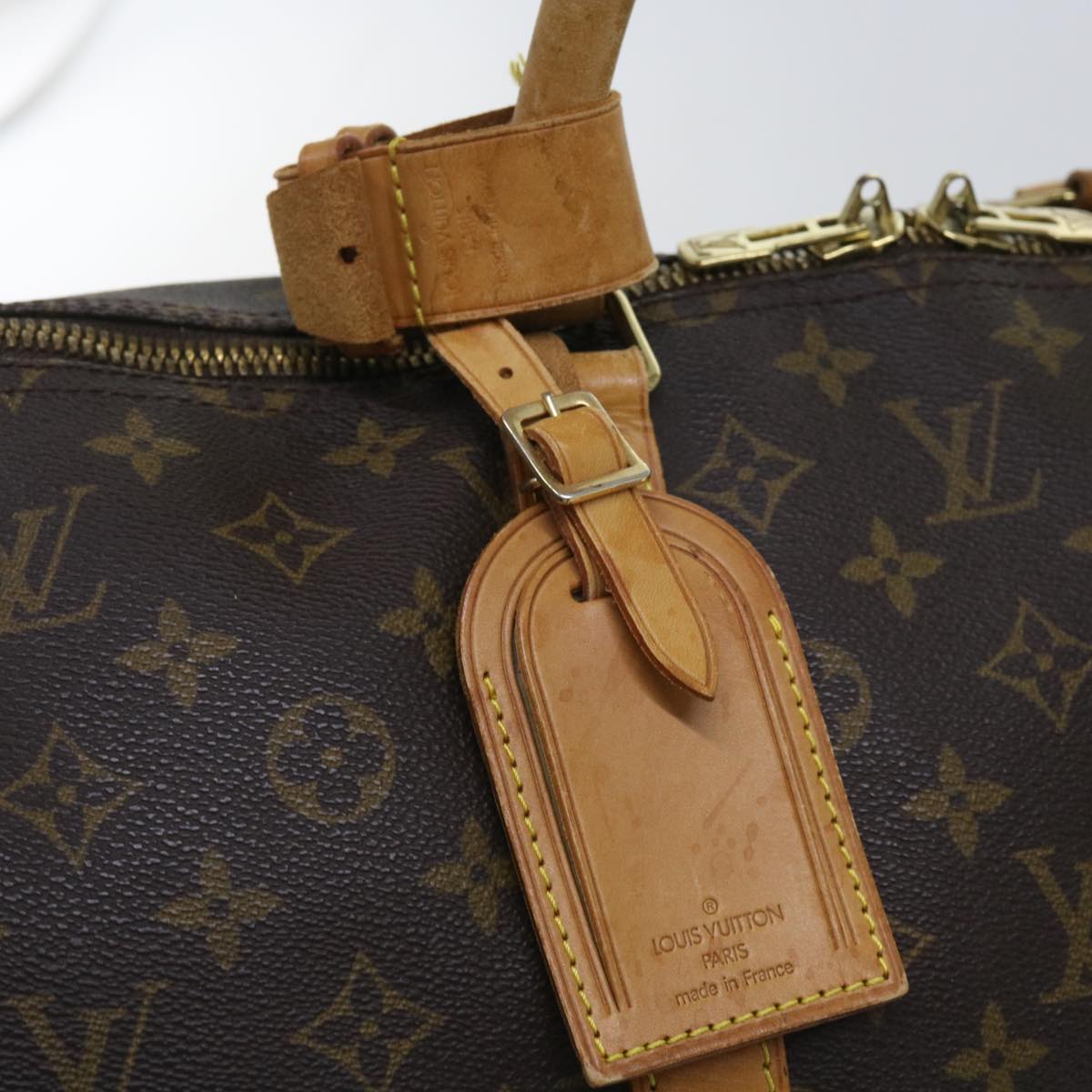 LOUIS VUITTON Monogram Keepall Bandouliere 55 Boston Bag M41414 LV th4391