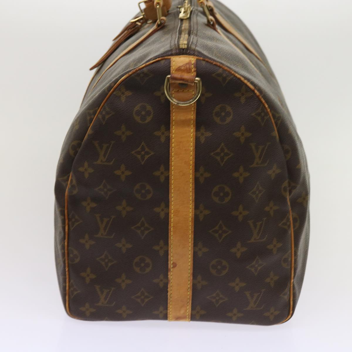 LOUIS VUITTON Monogram Keepall Bandouliere 55 Boston Bag M41414 LV th4391