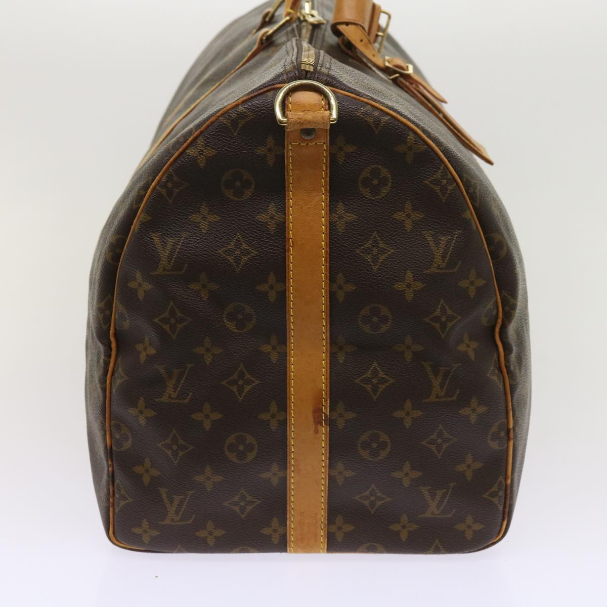 LOUIS VUITTON Monogram Keepall Bandouliere 55 Boston Bag M41414 LV th4391