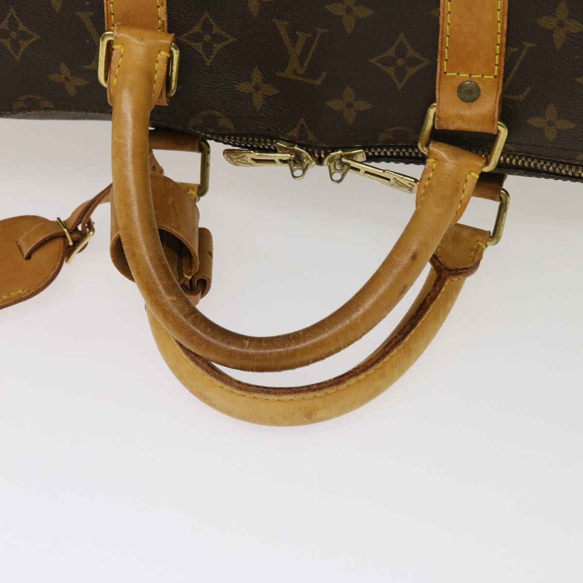 LOUIS VUITTON Monogram Keepall Bandouliere 55 Boston Bag M41414 LV th4391
