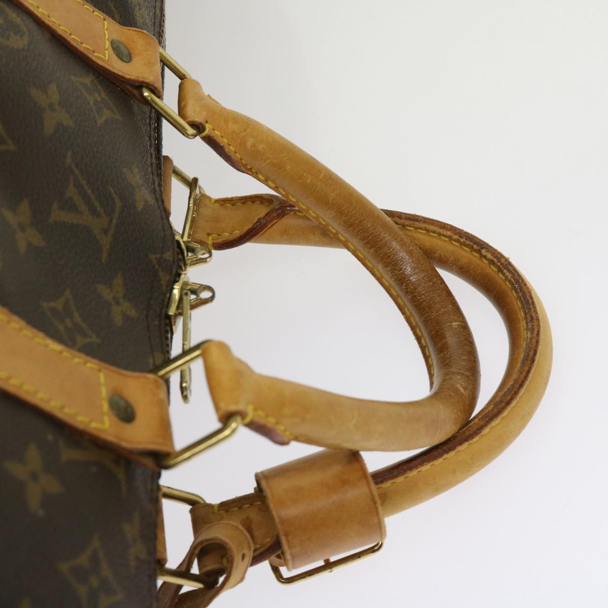 LOUIS VUITTON Monogram Keepall Bandouliere 55 Boston Bag M41414 LV th4391