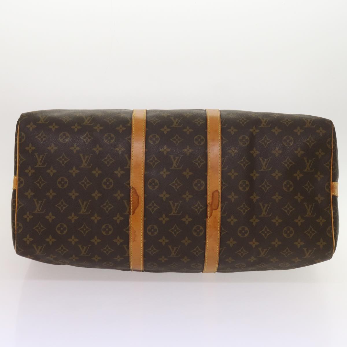 LOUIS VUITTON Monogram Keepall Bandouliere 55 Boston Bag M41414 LV th4391