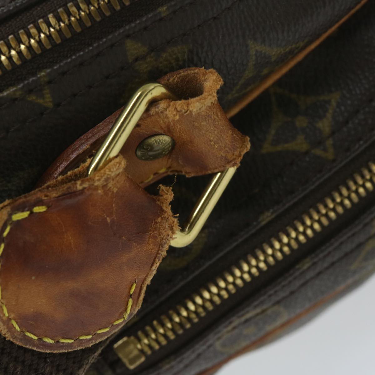 LOUIS VUITTON Monogram Reporter GM Shoulder Bag M45252 LV th4460