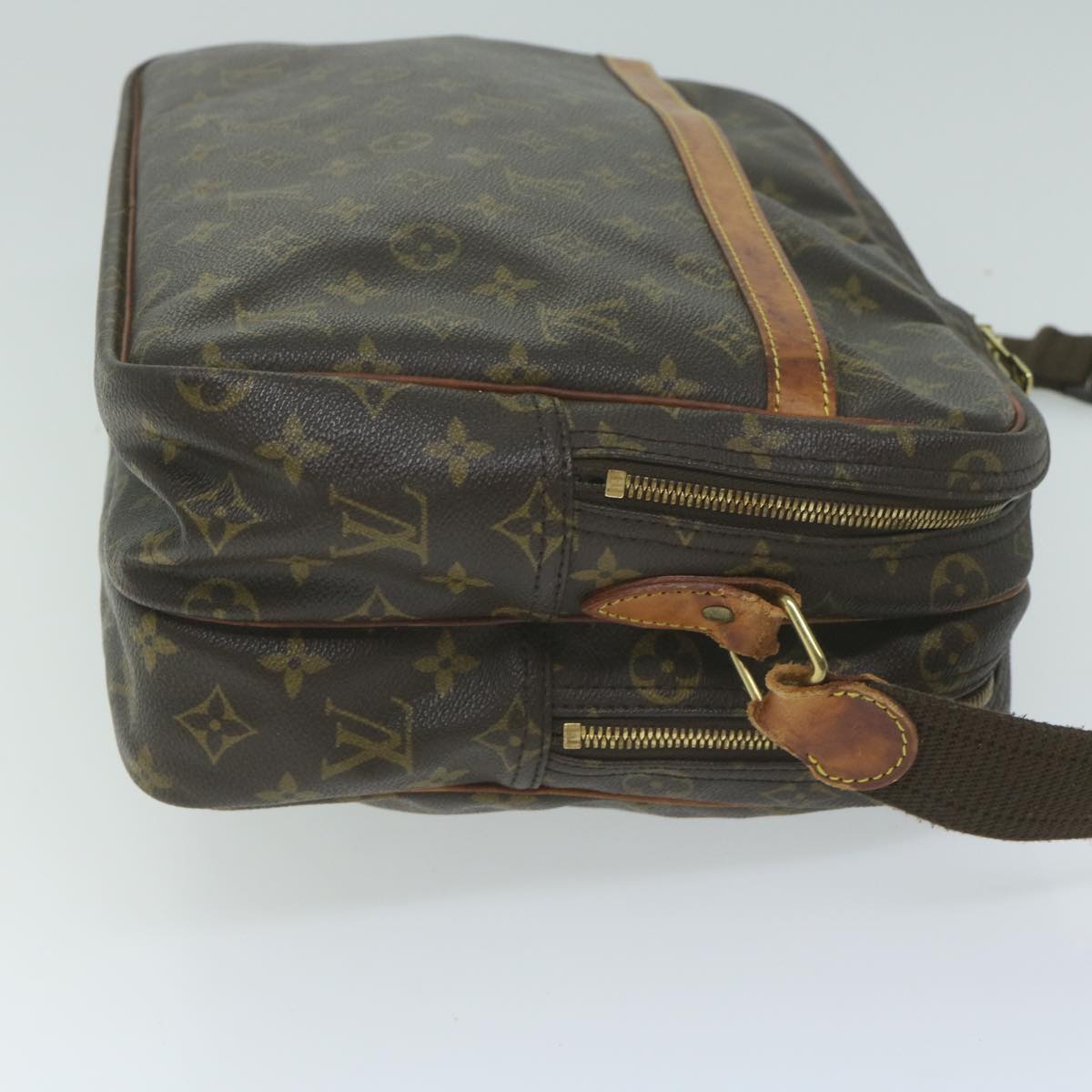 LOUIS VUITTON Monogram Reporter GM Shoulder Bag M45252 LV th4460