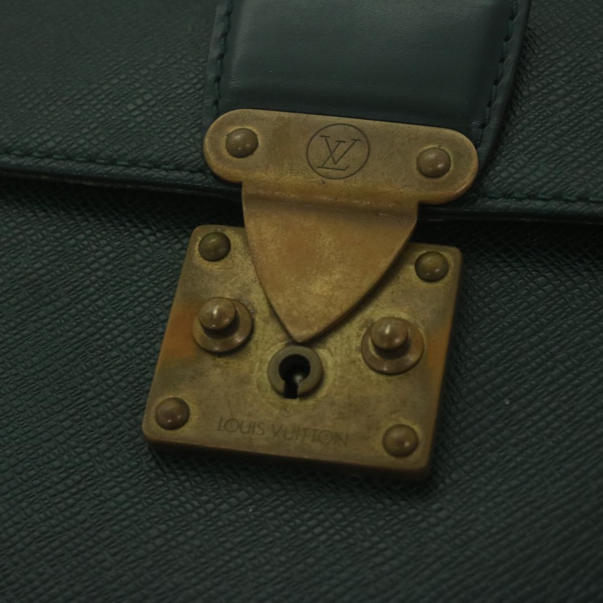 LOUIS VUITTON Taiga Serviette Kourad Business Bag Epicea M30074 LV th4474