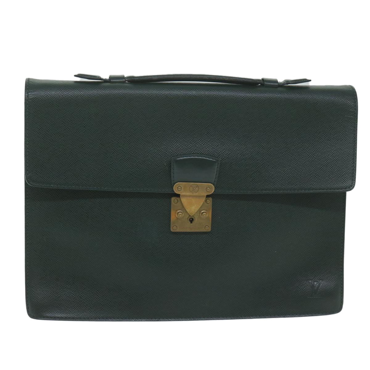 LOUIS VUITTON Taiga Serviette Kourad Business Bag Epicea M30074 LV th4474