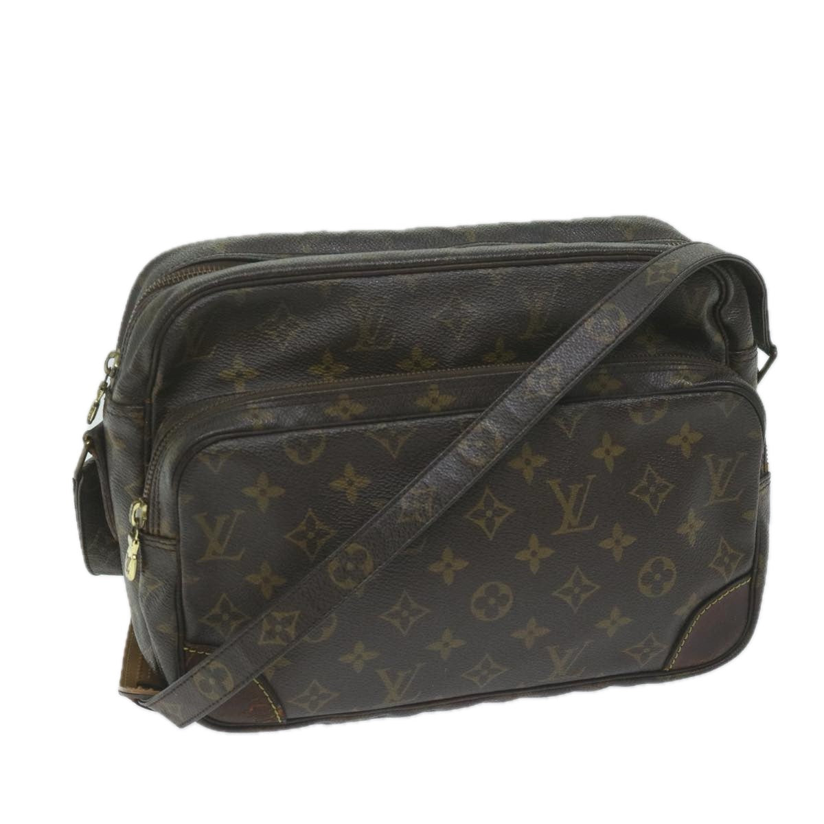 LOUIS VUITTON Monogram Nile Shoulder Bag M45244 LV th4477