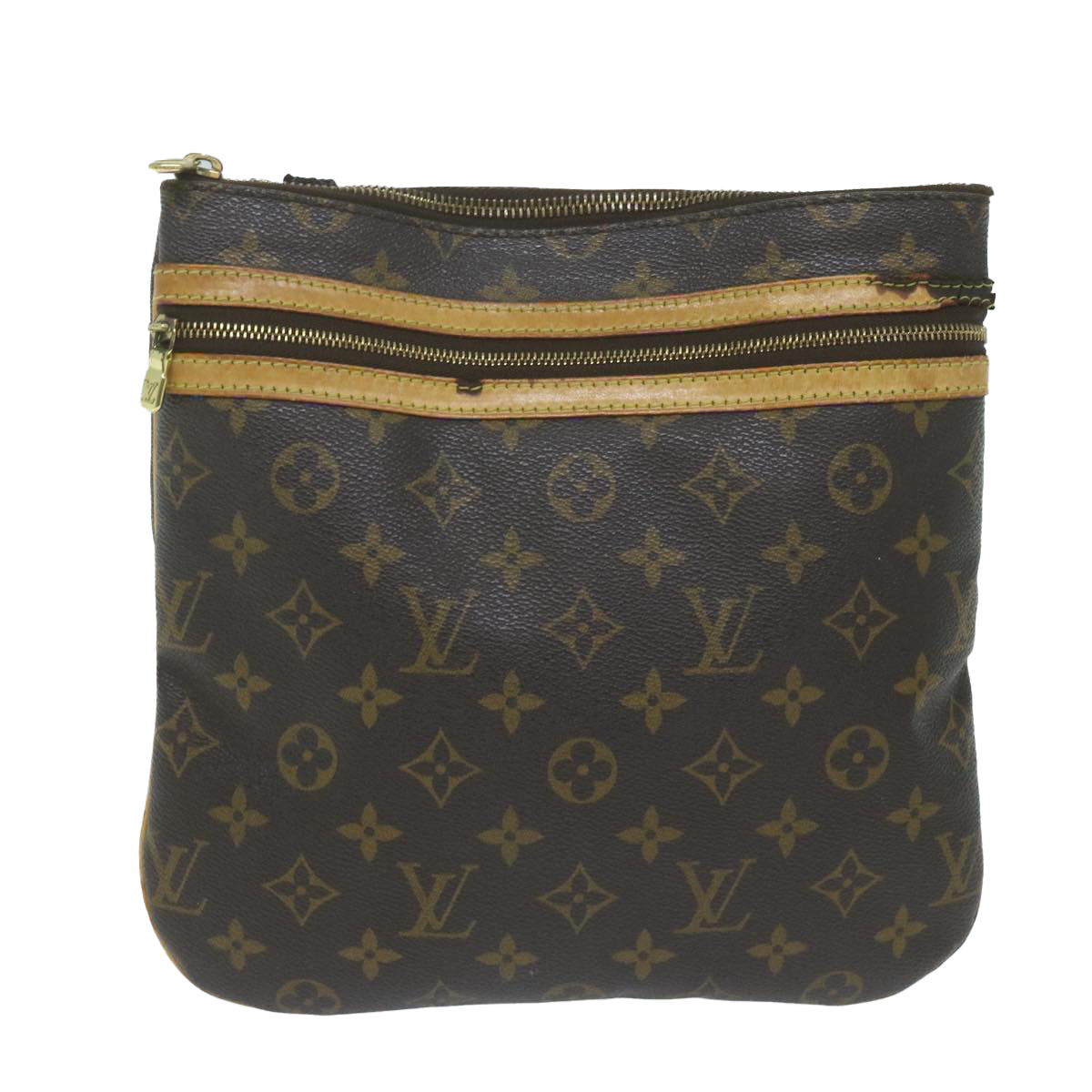 LOUIS VUITTON Monogram Pochette Bosphore Shoulder Bag M40044 LV th4478
