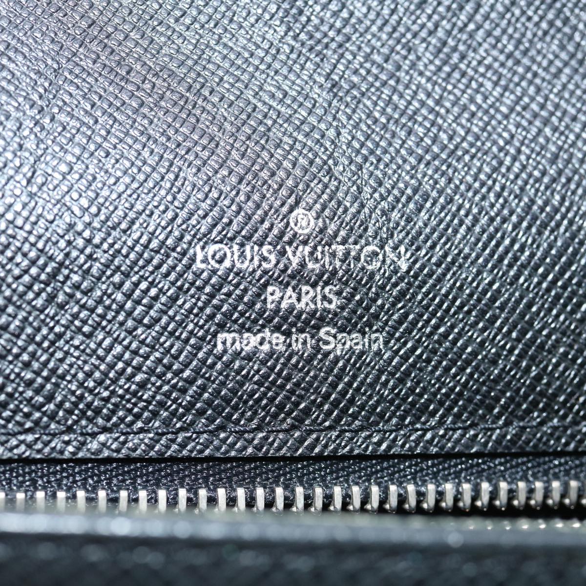 LOUIS VUITTON Taiga Selenga Clutch Bag Ardoise M30782 LV th4489