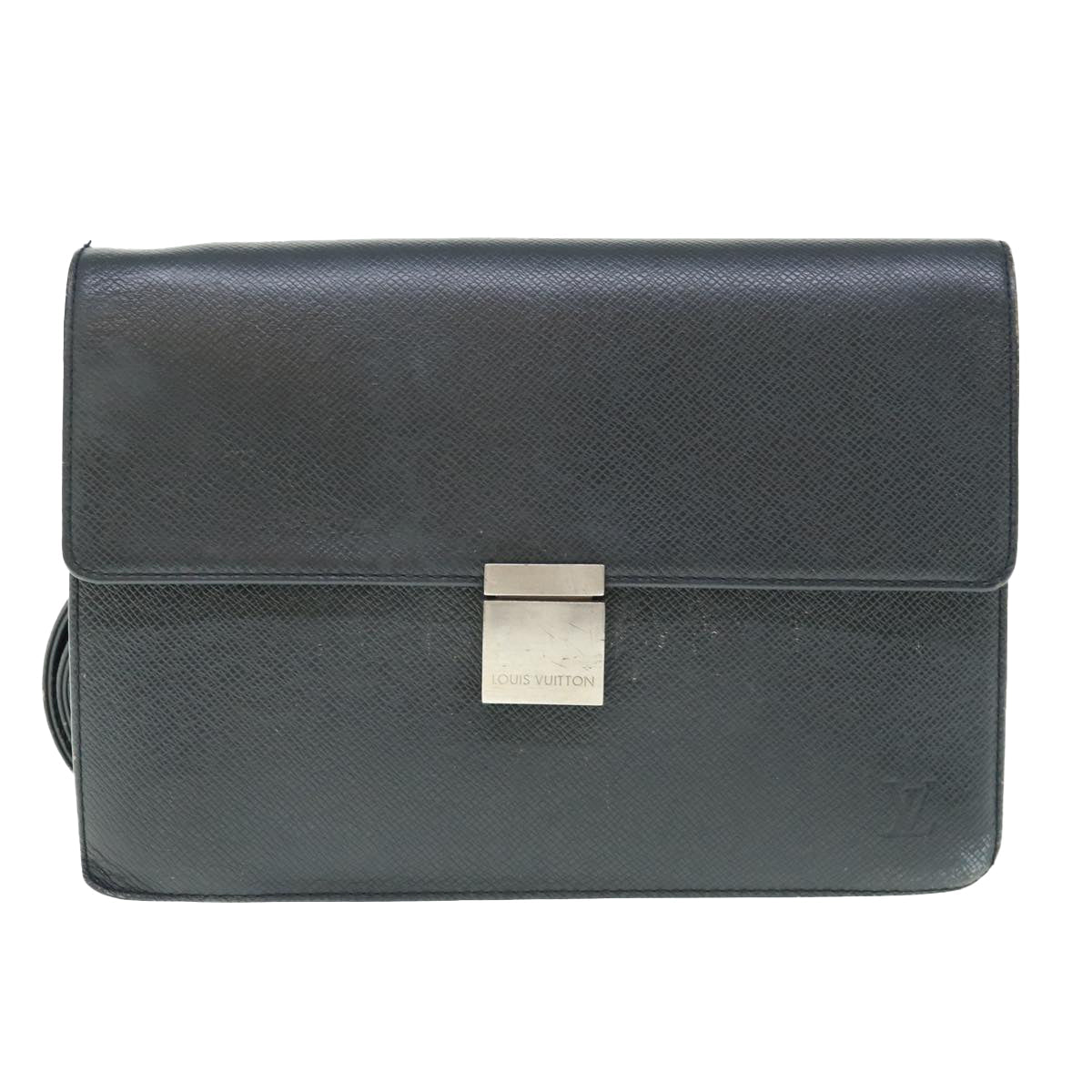 LOUIS VUITTON Taiga Selenga Clutch Bag Ardoise M30782 LV th4489