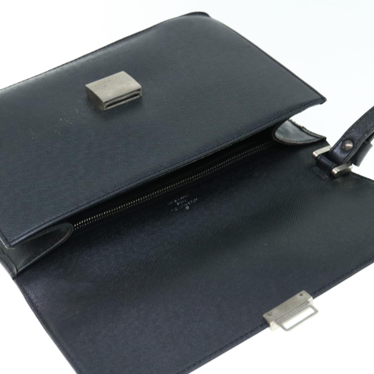 LOUIS VUITTON Taiga Selenga Clutch Bag Ardoise M30782 LV th4489