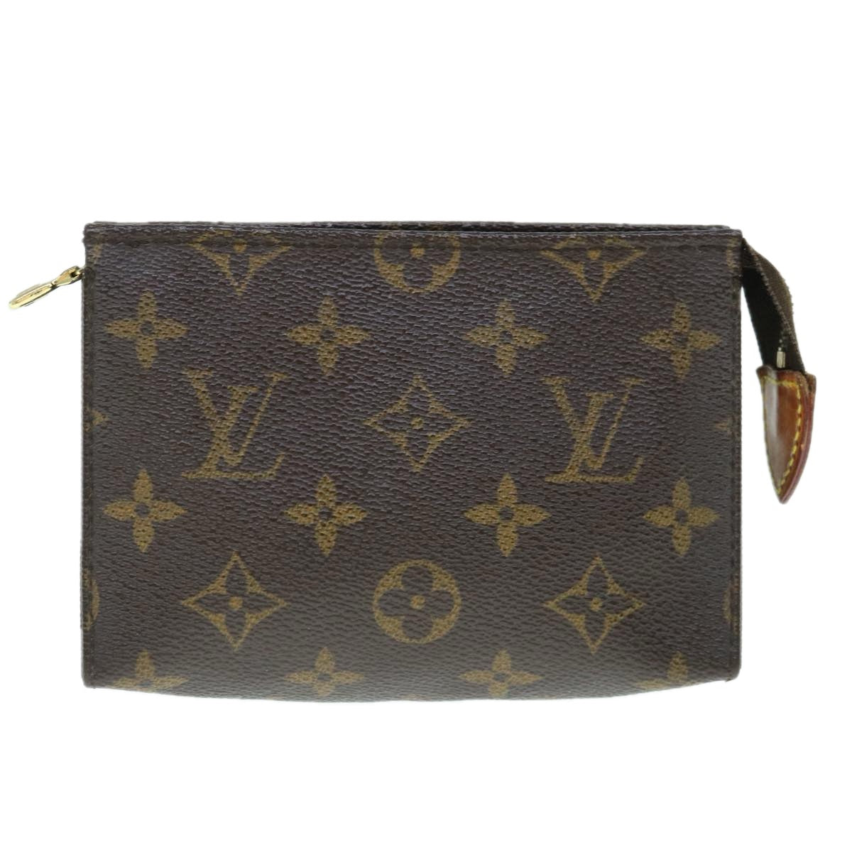LOUIS VUITTON Monogram Poche Toilette 15 Pouch M47546 LV th4499