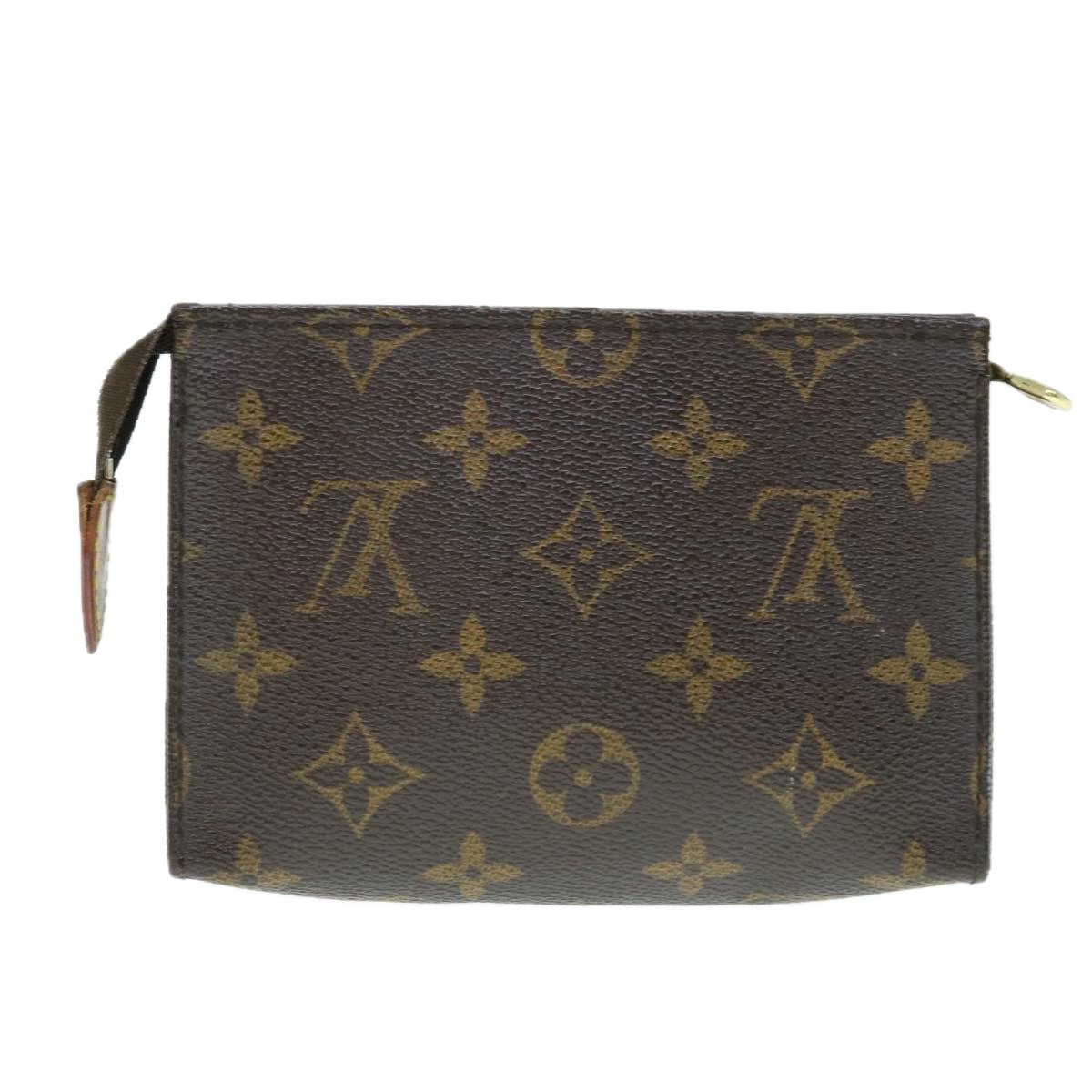 LOUIS VUITTON Monogram Poche Toilette 15 Pouch M47546 LV th4499