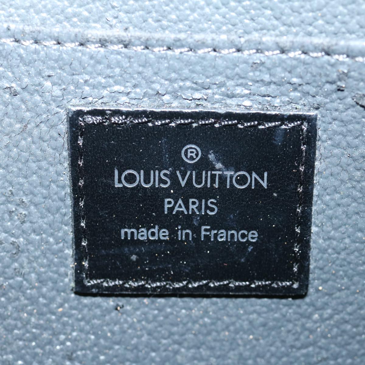LOUIS VUITTON Epi Dauphine GM Cosmetic Pouch Black M48432 LV th4503