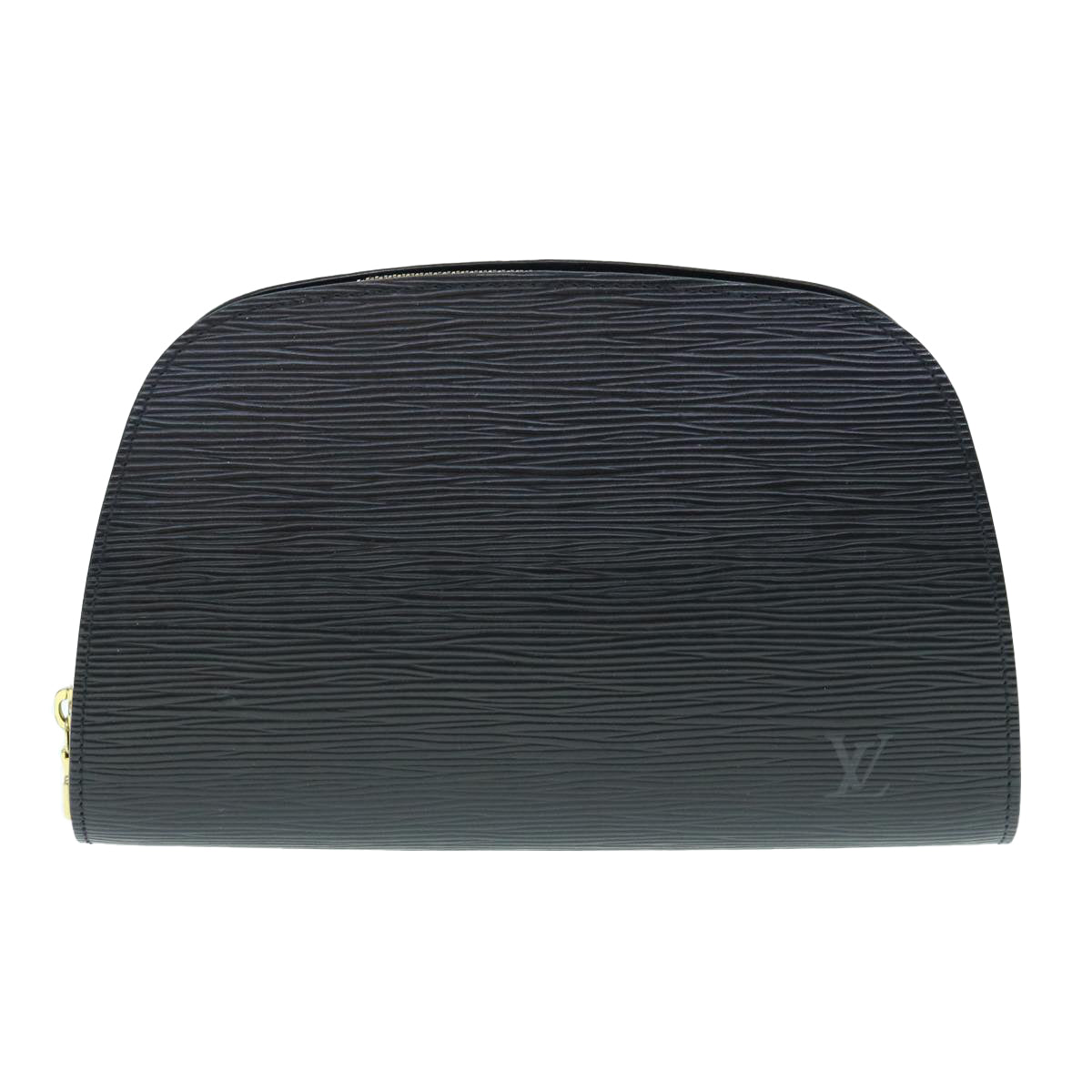 LOUIS VUITTON Epi Dauphine GM Cosmetic Pouch Black M48432 LV th4503