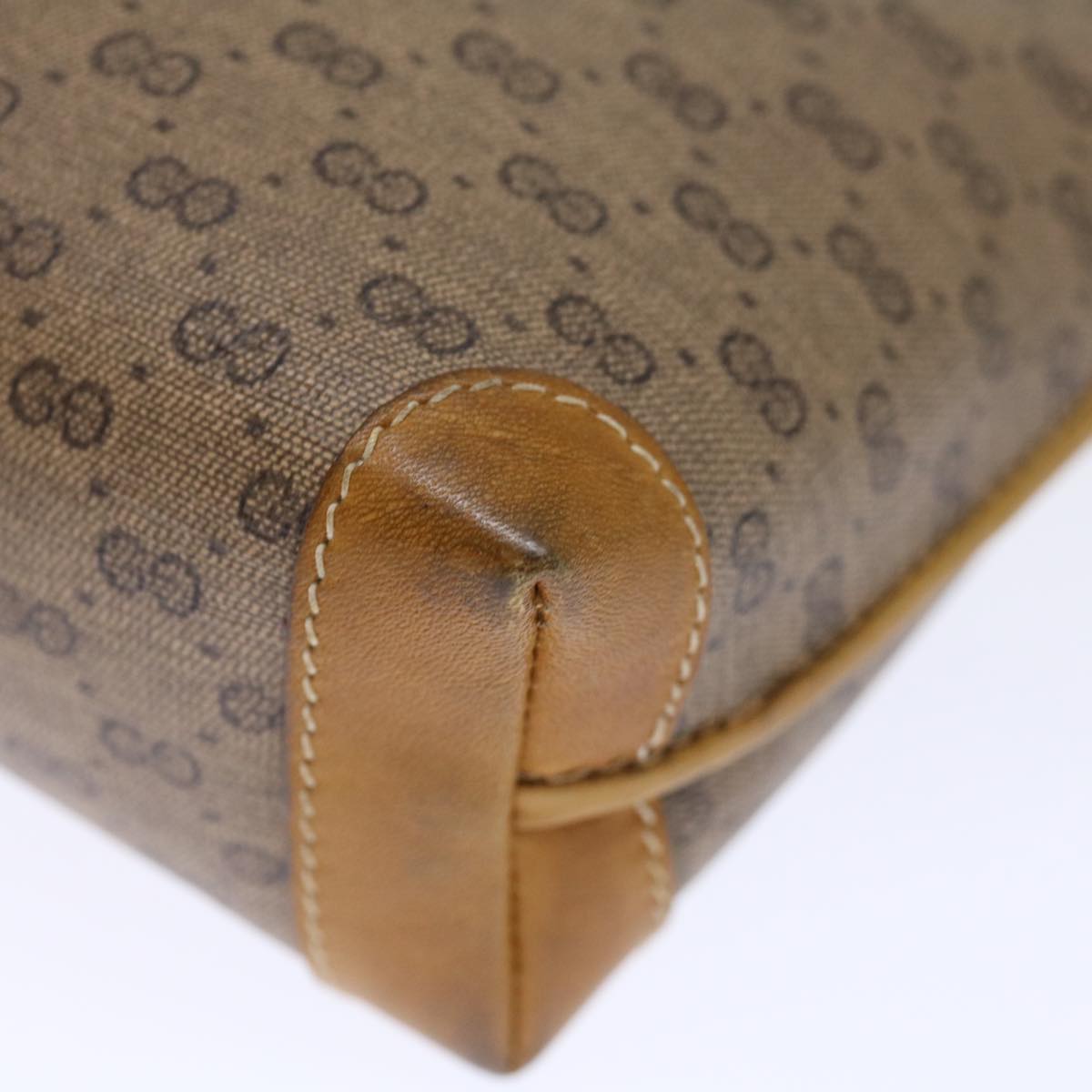 GUCCI Micro GG Supreme Shoulder Bag PVC Beige 007 104 4916 th4789