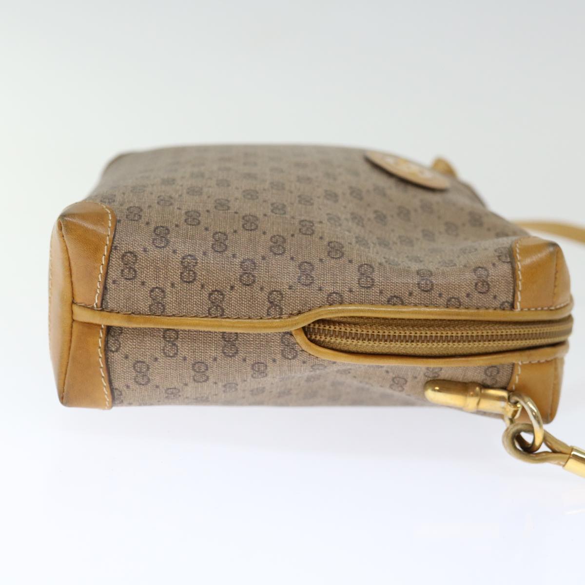 GUCCI Micro GG Supreme Shoulder Bag PVC Beige 007 104 4916 th4789