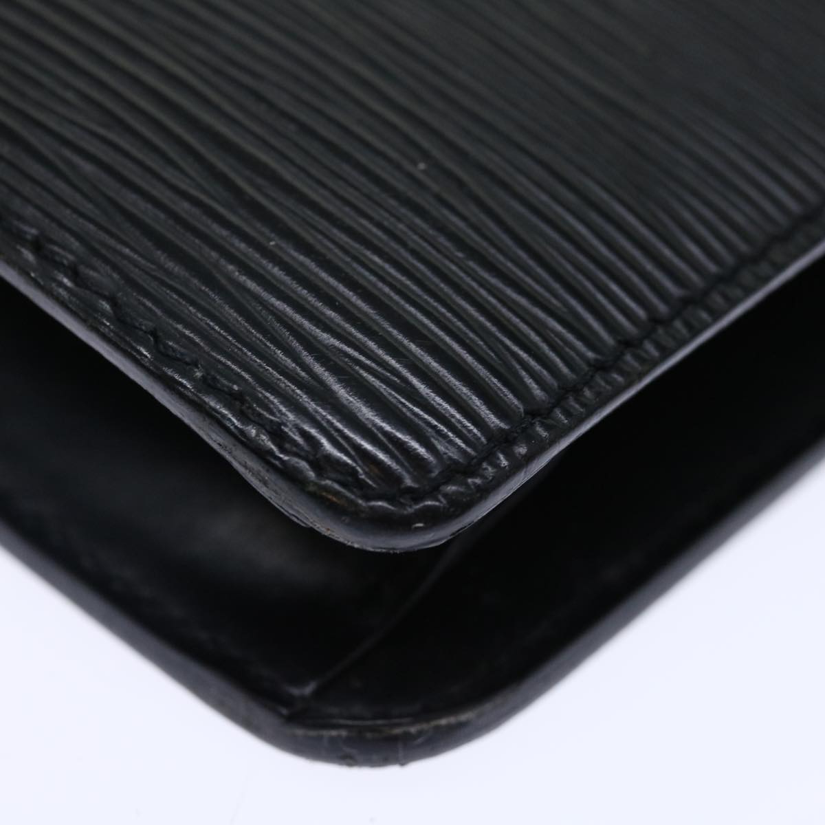 LOUIS VUITTON Epi Pochette Homme Clutch Bag Black M52522 LV th4797
