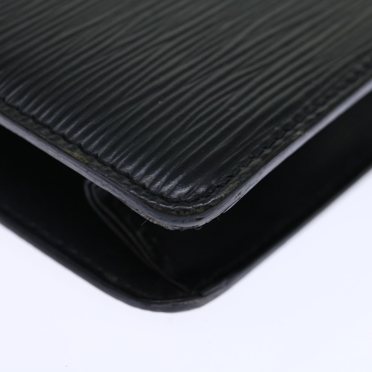 LOUIS VUITTON Epi Pochette Homme Clutch Bag Black M52522 LV th4797
