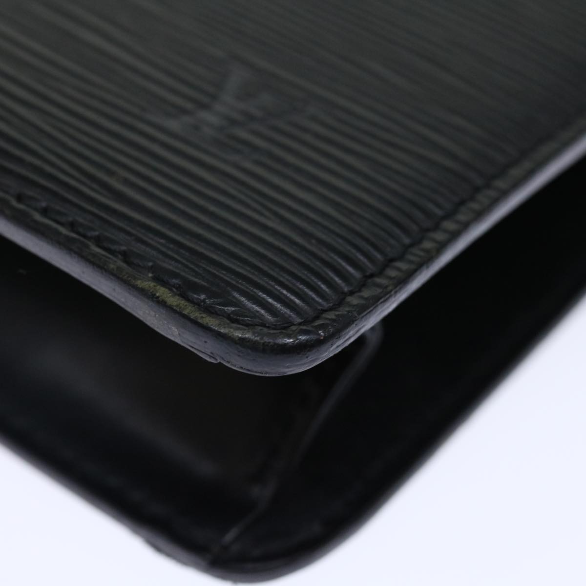 LOUIS VUITTON Epi Pochette Homme Clutch Bag Black M52522 LV th4797