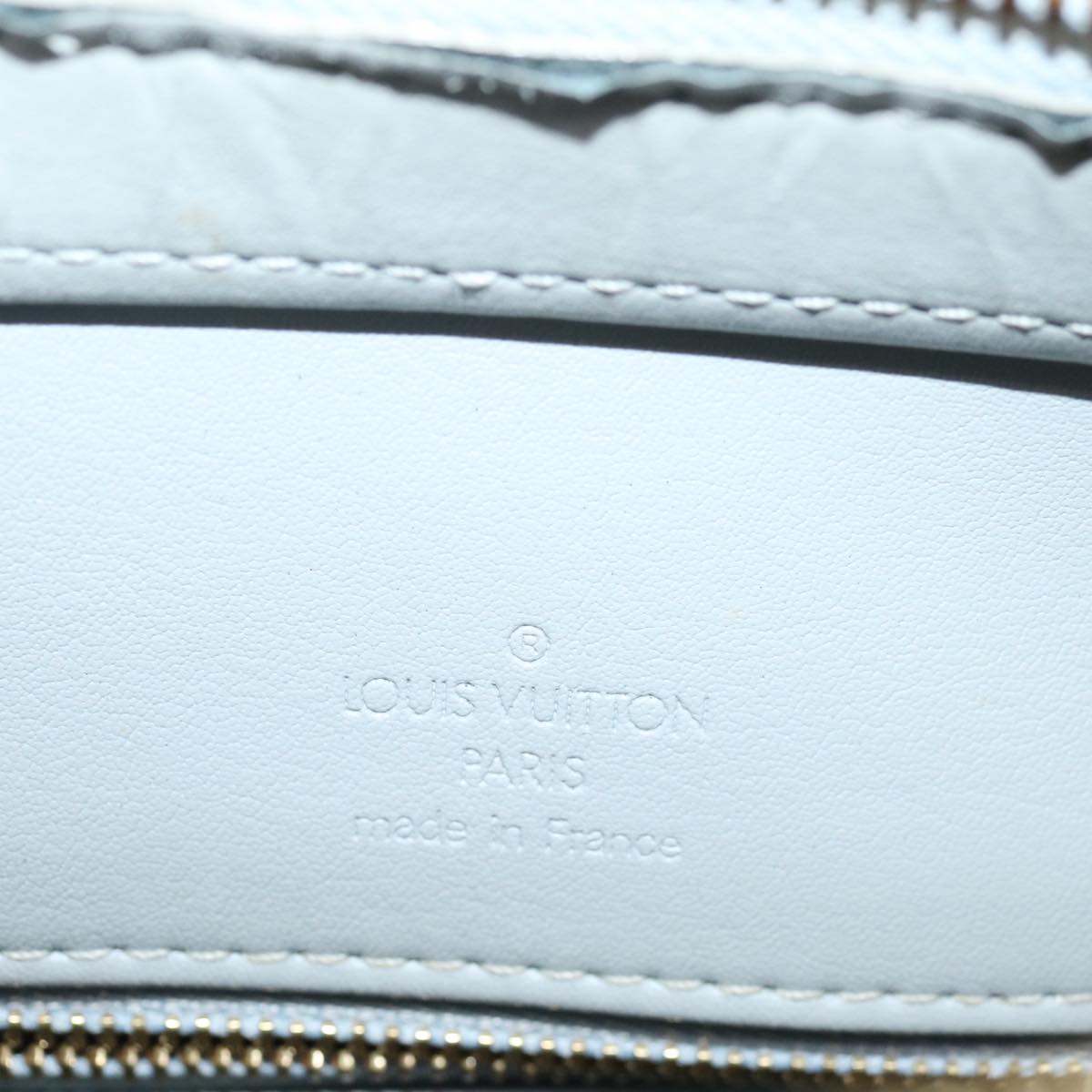 LOUIS VUITTON Monogram Vernis Houston Hand Bag Gris M91053 LV th4801