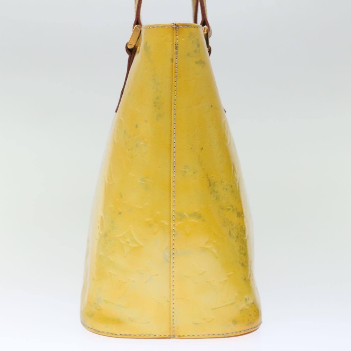 LOUIS VUITTON Monogram Vernis Houston Hand Bag Gris M91053 LV th4801