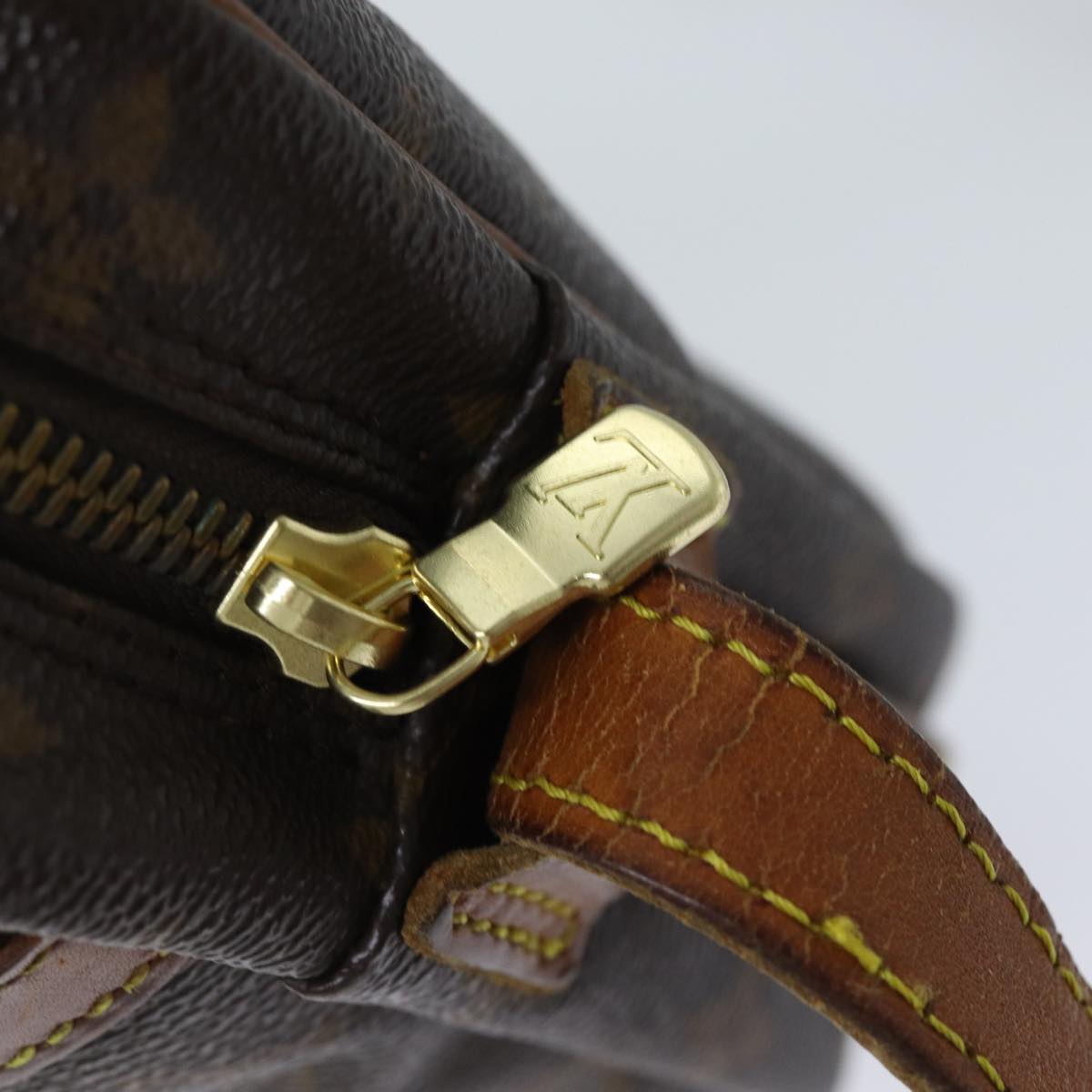 LOUIS VUITTON Monogram Jeune Fille GM Shoulder Bag M51225 LV th4812