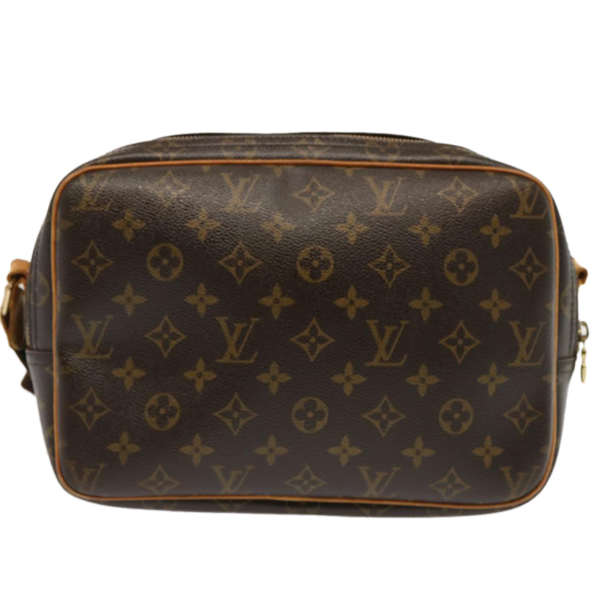 LOUIS VUITTON Monogram Reporter PM Shoulder Bag M45254 LV th4813