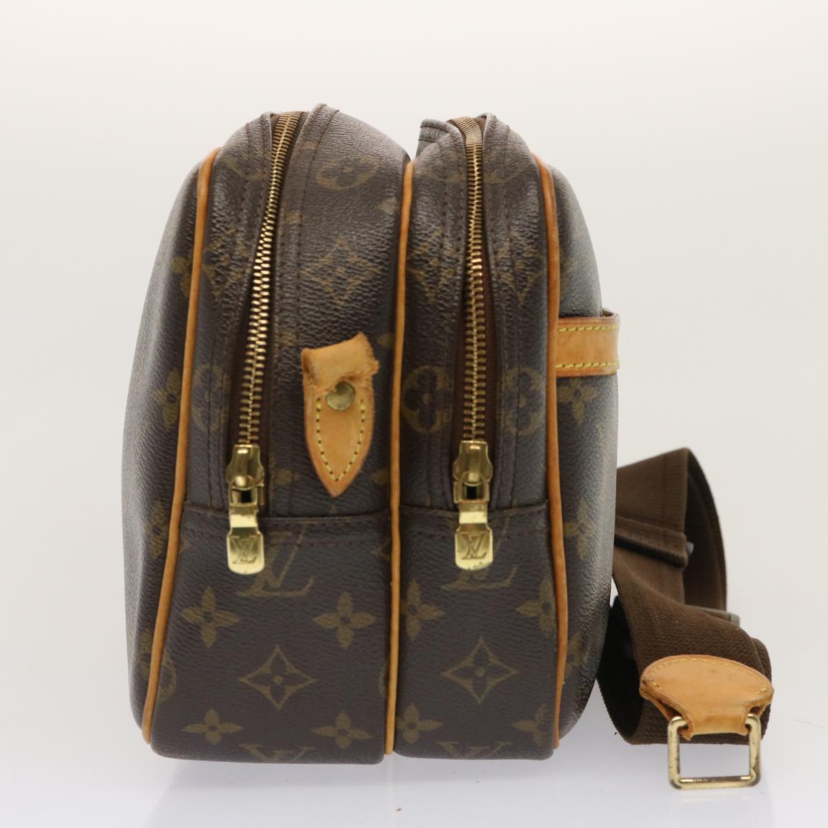 LOUIS VUITTON Monogram Reporter PM Shoulder Bag M45254 LV th4813