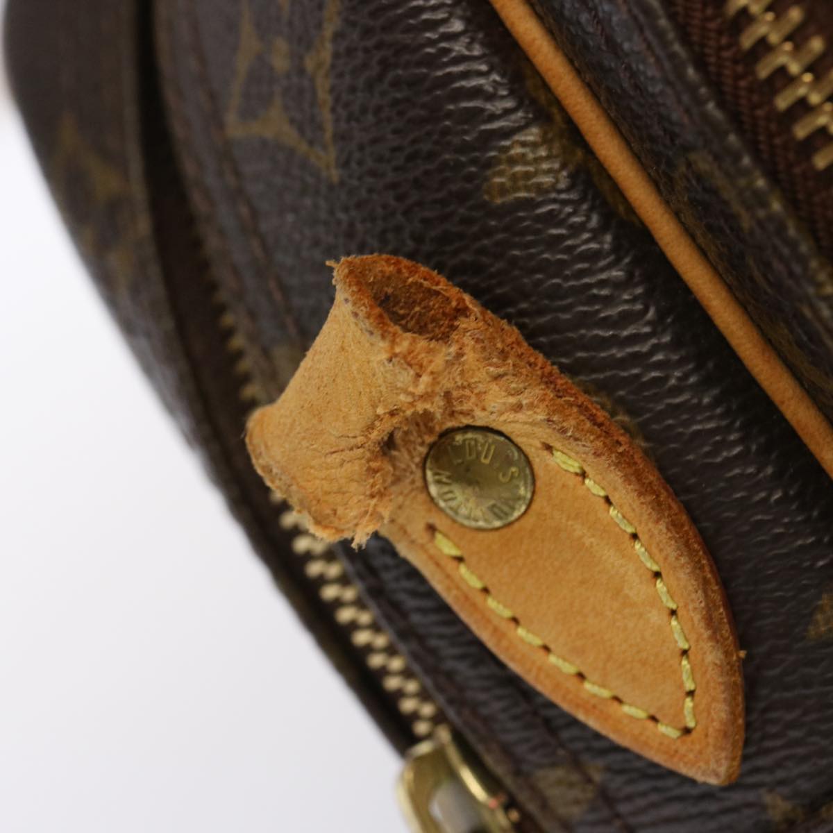 LOUIS VUITTON Monogram Reporter PM Shoulder Bag M45254 LV th4813