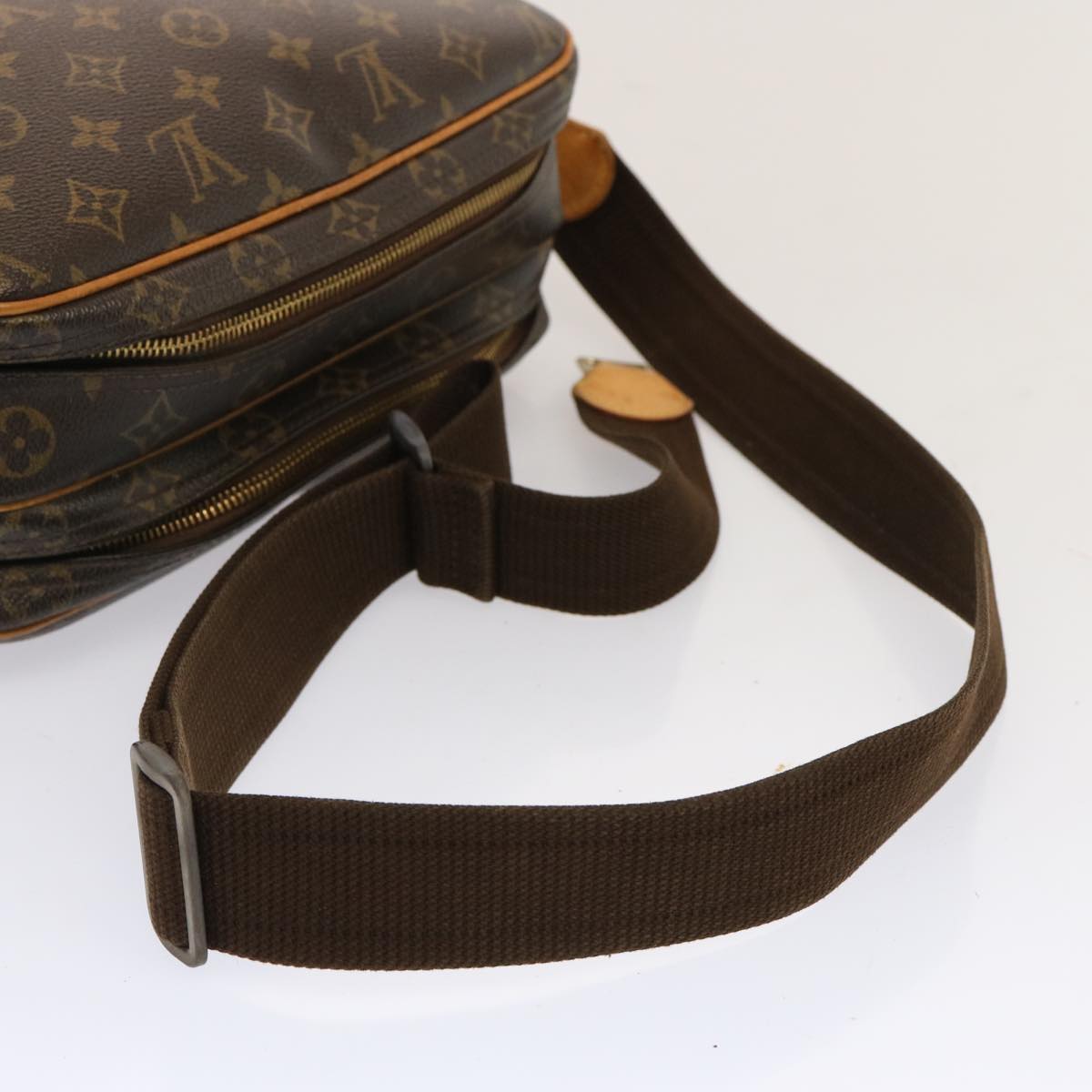 LOUIS VUITTON Monogram Reporter PM Shoulder Bag M45254 LV th4813