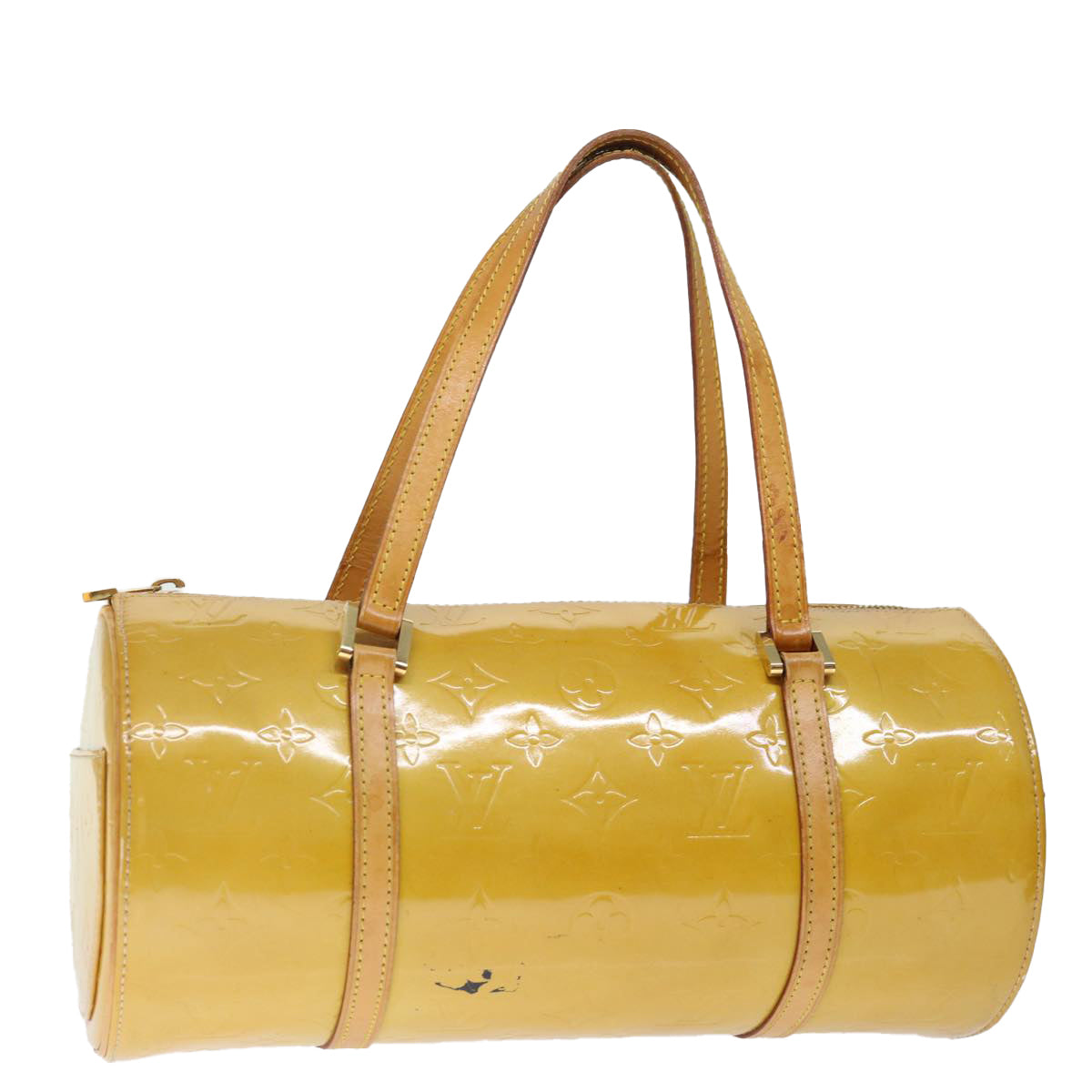 LOUIS VUITTON Monogram Vernis Bedford Hand Bag Beige M91006 LV th4815