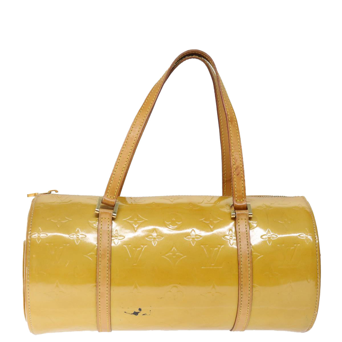 LOUIS VUITTON Monogram Vernis Bedford Hand Bag Beige M91006 LV th4815
