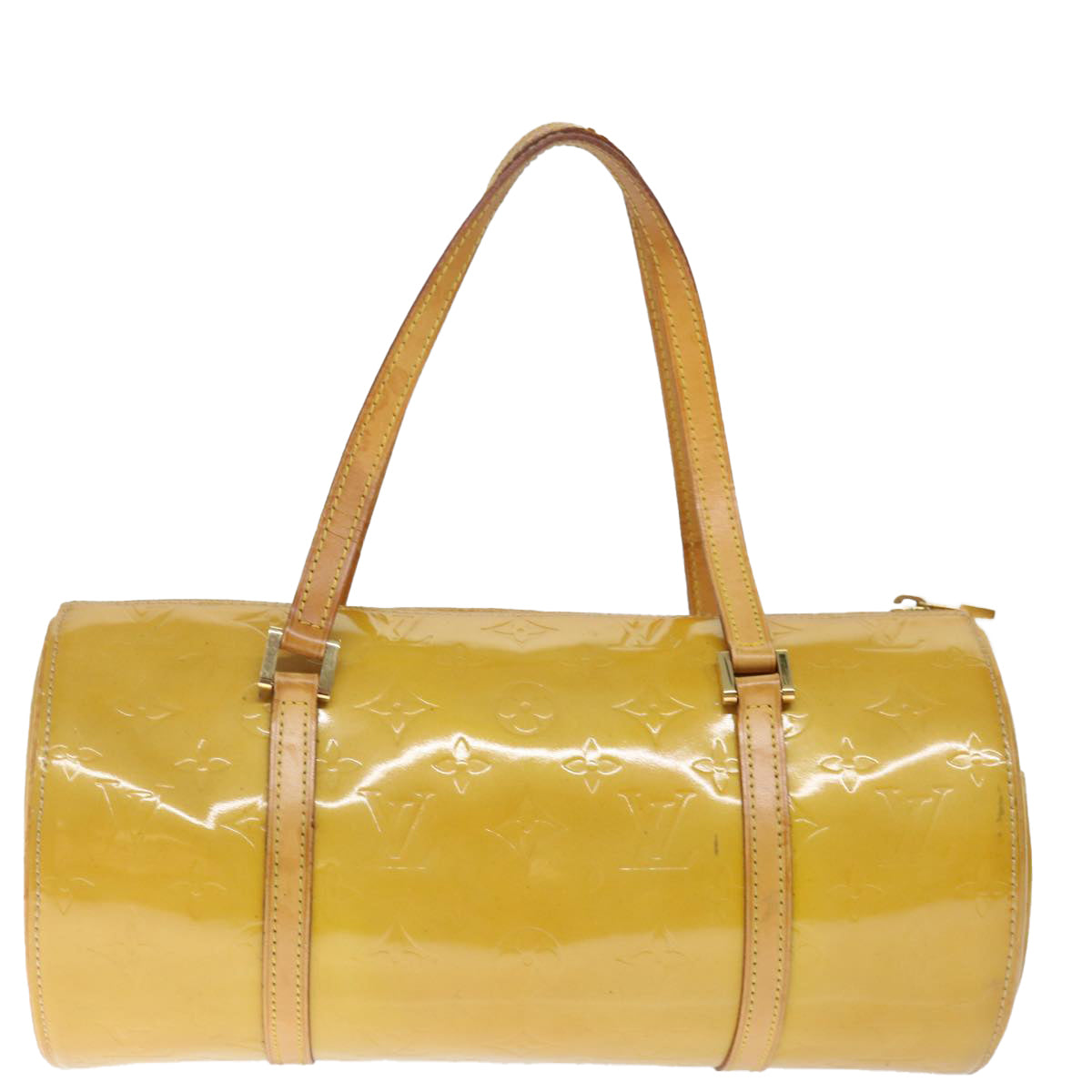 LOUIS VUITTON Monogram Vernis Bedford Hand Bag Beige M91006 LV th4815