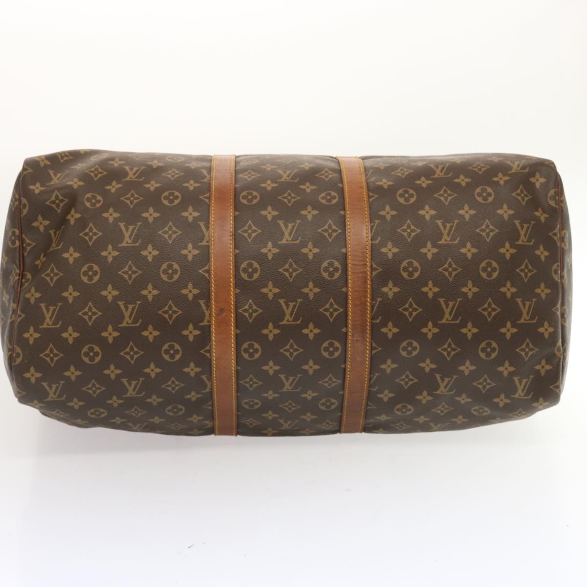 LOUIS VUITTON Monogram Keepall 55 Boston Bag M41424 LV th4822